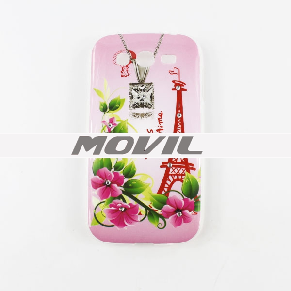 NP-2301 TPU delgado funda para Samsung Galaxy Grand I9082-8